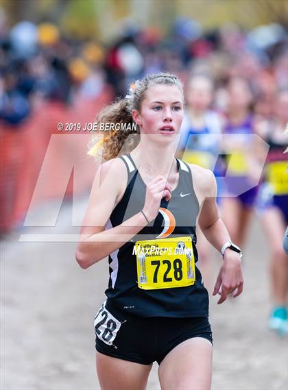 Thumbnail 2 in CIF State Cross Country Championships (Girls D4 Race) photogallery.