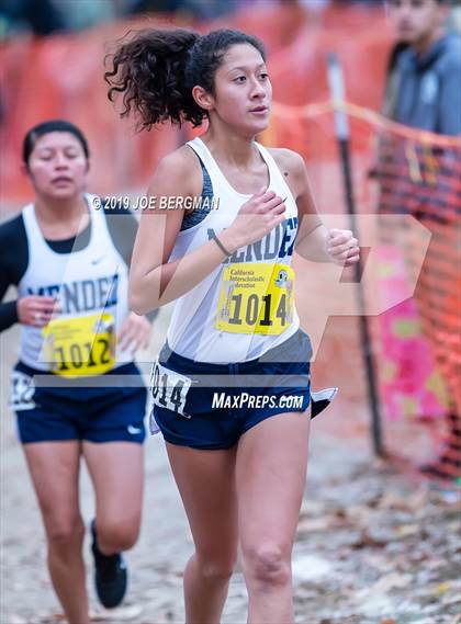 Thumbnail 3 in CIF State Cross Country Championships (Girls D4 Race) photogallery.