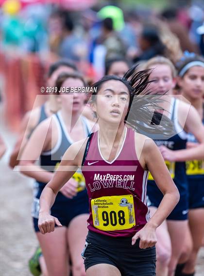 Thumbnail 3 in CIF State Cross Country Championships (Girls D4 Race) photogallery.