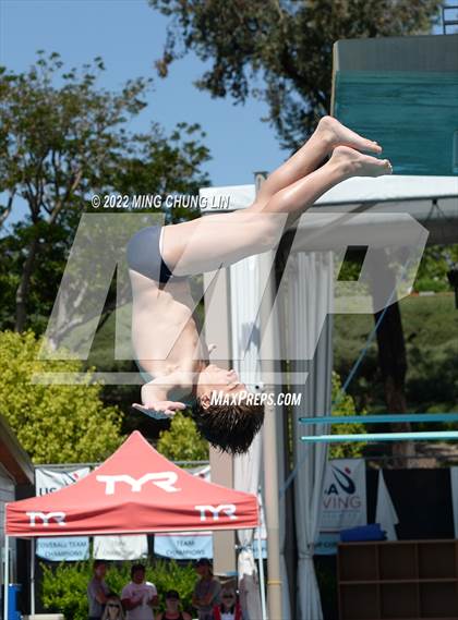 Thumbnail 3 in CIF State Diving Prelims photogallery.