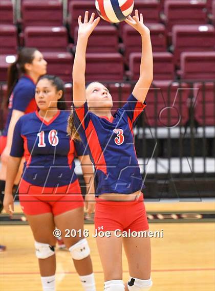 Thumbnail 3 in MacArthur [Douglas] vs Roosevelt [Theodore] (Littleton Gym) photogallery.