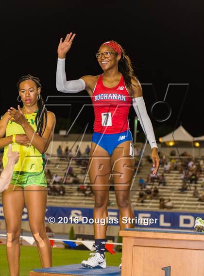 Thumbnail 2 in CIF State Track and Field Championships (Girls Podium Awards) photogallery.