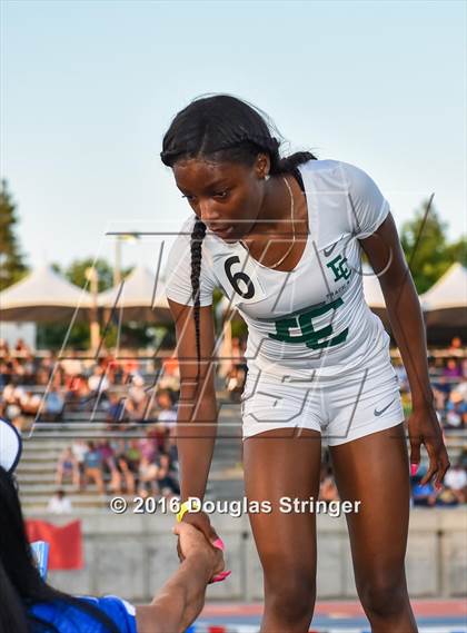 Thumbnail 3 in CIF State Track and Field Championships (Girls Podium Awards) photogallery.