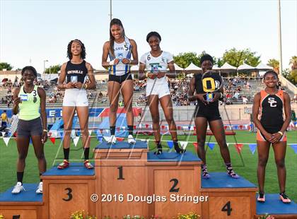 Thumbnail 2 in CIF State Track and Field Championships (Girls Podium Awards) photogallery.