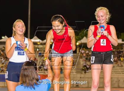 Thumbnail 2 in CIF State Track and Field Championships (Girls Podium Awards) photogallery.
