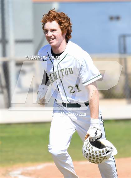 Thumbnail 3 in Manitou Springs vs. Baker (Coach Bob Invitational) photogallery.