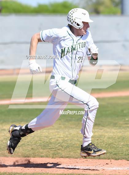 Thumbnail 2 in Manitou Springs vs. Baker (Coach Bob Invitational) photogallery.