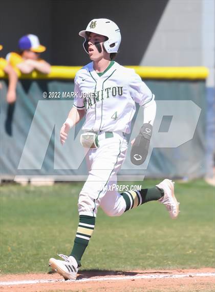 Thumbnail 2 in Manitou Springs vs. Baker (Coach Bob Invitational) photogallery.