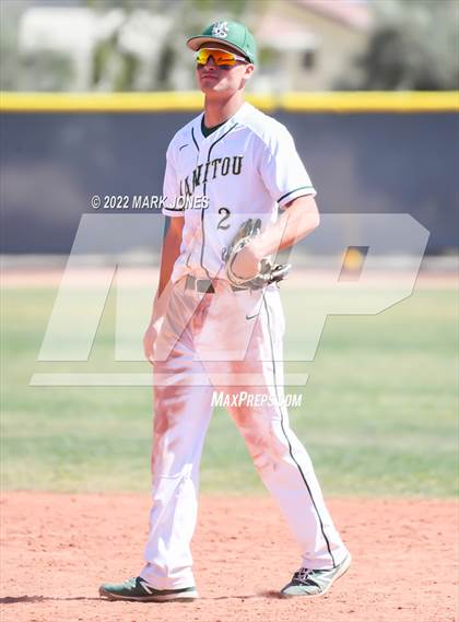Thumbnail 3 in Manitou Springs vs. Baker (Coach Bob Invitational) photogallery.