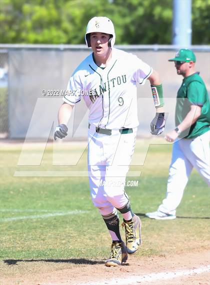 Thumbnail 3 in Manitou Springs vs. Baker (Coach Bob Invitational) photogallery.