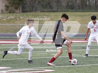 Thumbnail 3 in Judge Memorial vs. Layton Christian Academy (UHSAA 3A Semifinal Playoff) photogallery.