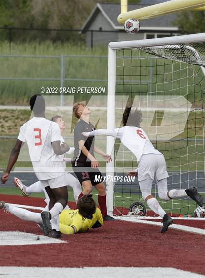 Thumbnail 2 in Judge Memorial vs. Layton Christian Academy (UHSAA 3A Semifinal Playoff) photogallery.