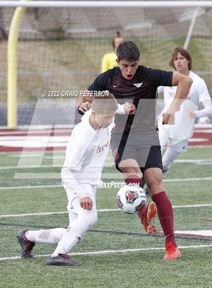 Thumbnail 3 in Judge Memorial vs. Layton Christian Academy (UHSAA 3A Semifinal Playoff) photogallery.
