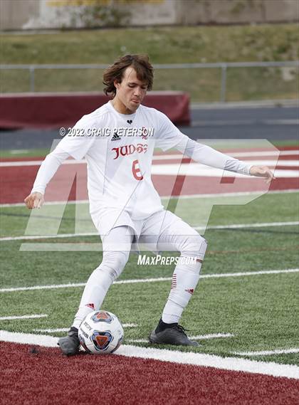 Thumbnail 3 in Judge Memorial vs. Layton Christian Academy (UHSAA 3A Semifinal Playoff) photogallery.