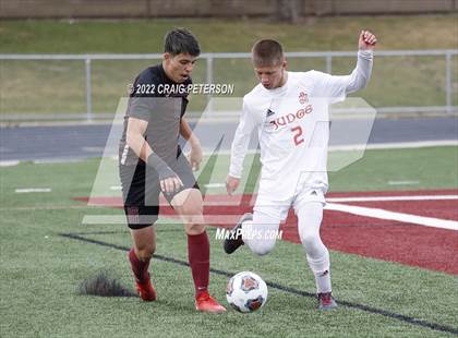 Thumbnail 3 in Judge Memorial vs. Layton Christian Academy (UHSAA 3A Semifinal Playoff) photogallery.