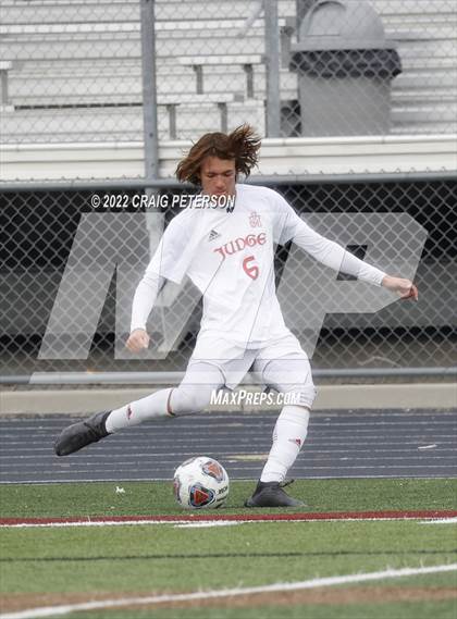 Thumbnail 1 in Judge Memorial vs. Layton Christian Academy (UHSAA 3A Semifinal Playoff) photogallery.
