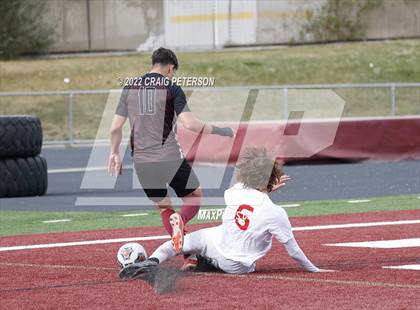 Thumbnail 2 in Judge Memorial vs. Layton Christian Academy (UHSAA 3A Semifinal Playoff) photogallery.