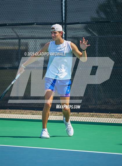 Thumbnail 1 in UIL 3A Boys Tennis (Semifinals) photogallery.