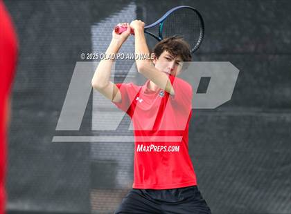 Thumbnail 1 in UIL 3A Boys Tennis (Semifinals) photogallery.