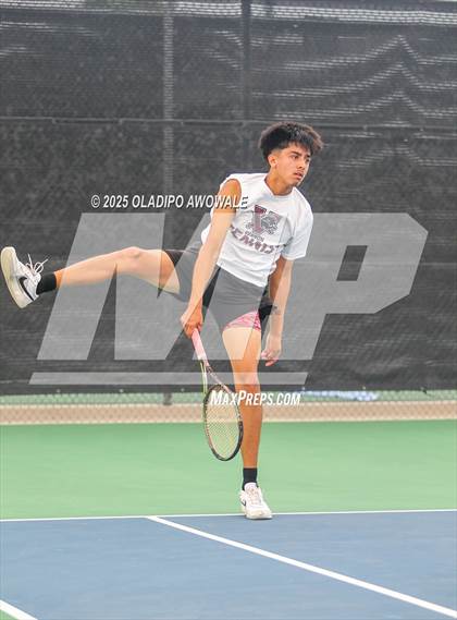Thumbnail 1 in UIL 3A Boys Tennis (Semifinals) photogallery.