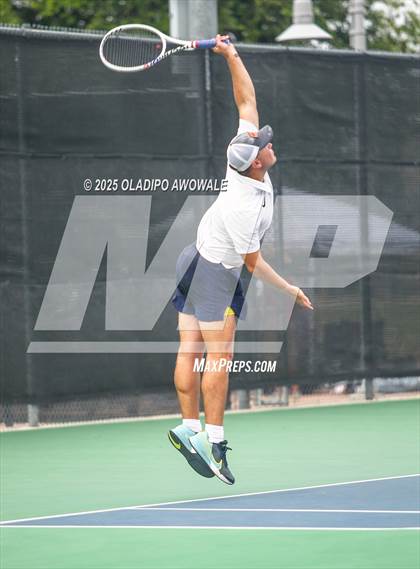 Thumbnail 1 in UIL 3A Boys Tennis (Semifinals) photogallery.