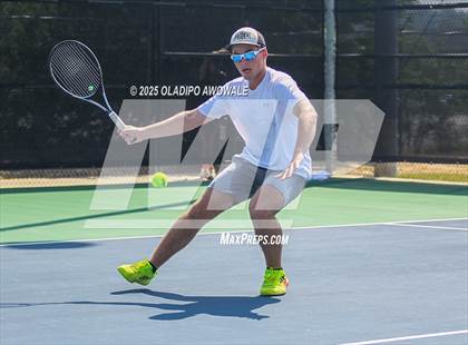 Thumbnail 2 in UIL 3A Boys Tennis (Semifinals) photogallery.