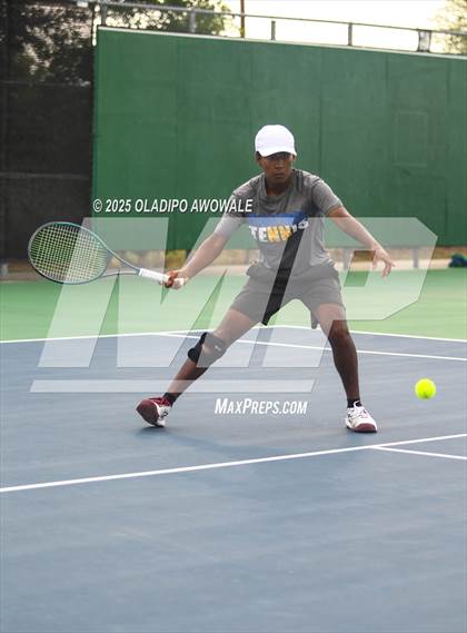 Thumbnail 3 in UIL 3A Boys Tennis (Semifinals) photogallery.