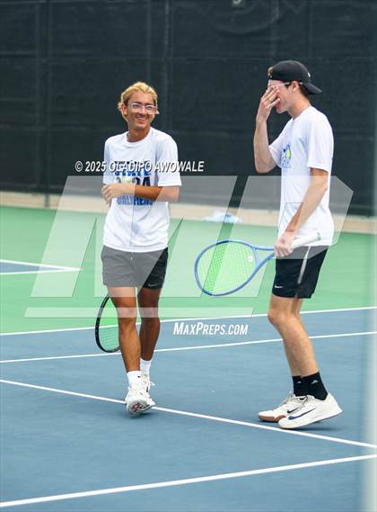 Thumbnail 1 in UIL 3A Boys Tennis (Semifinals) photogallery.