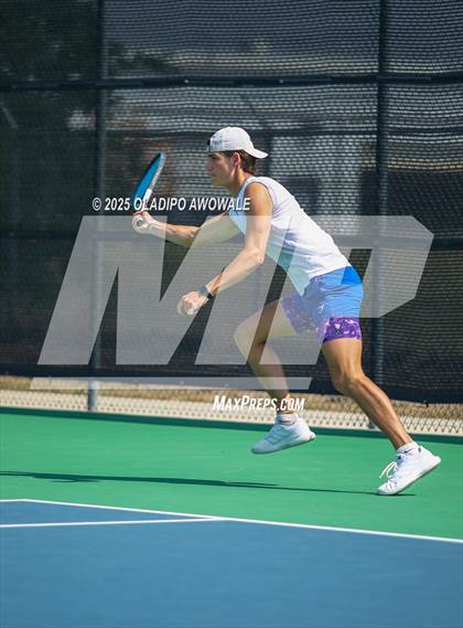 Thumbnail 3 in UIL 3A Boys Tennis (Semifinals) photogallery.