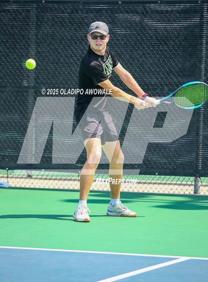 Thumbnail 3 in UIL 3A Boys Tennis (Semifinals) photogallery.