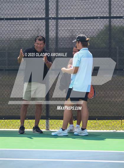Thumbnail 1 in UIL 3A Boys Tennis (Semifinals) photogallery.