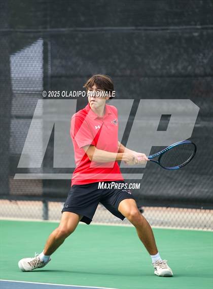 Thumbnail 1 in UIL 3A Boys Tennis (Semifinals) photogallery.