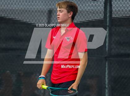 Thumbnail 3 in UIL 3A Boys Tennis (Semifinals) photogallery.