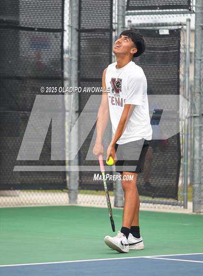 Thumbnail 1 in UIL 3A Boys Tennis (Semifinals) photogallery.
