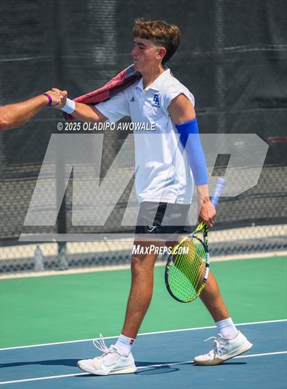 Thumbnail 1 in UIL 3A Boys Tennis (Semifinals) photogallery.