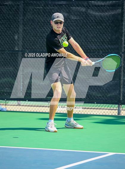 Thumbnail 1 in UIL 3A Boys Tennis (Semifinals) photogallery.