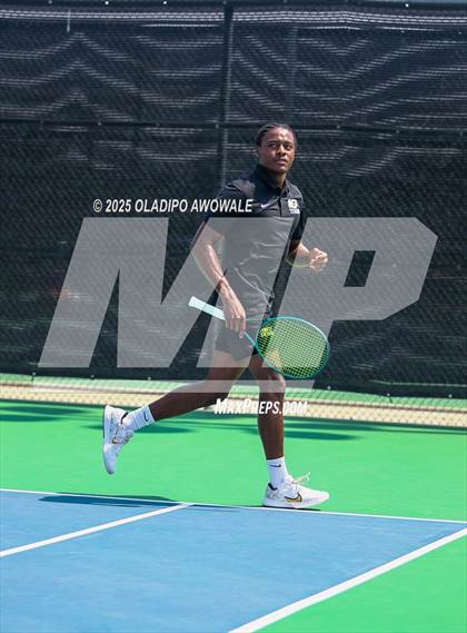 Thumbnail 2 in UIL 3A Boys Tennis (Semifinals) photogallery.