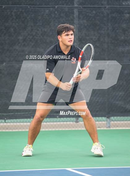 Thumbnail 3 in UIL 3A Boys Tennis (Semifinals) photogallery.