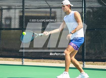 Thumbnail 3 in UIL 3A Boys Tennis (Semifinals) photogallery.
