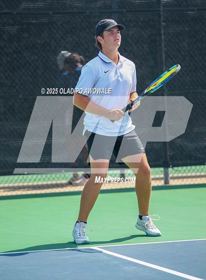Thumbnail 2 in UIL 3A Boys Tennis (Semifinals) photogallery.