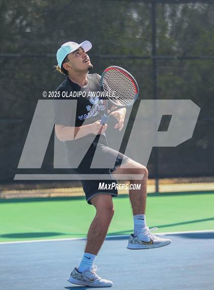 Thumbnail 2 in UIL 3A Boys Tennis (Semifinals) photogallery.