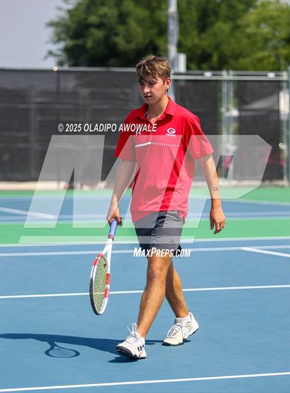 Thumbnail 1 in UIL 3A Boys Tennis (Semifinals) photogallery.