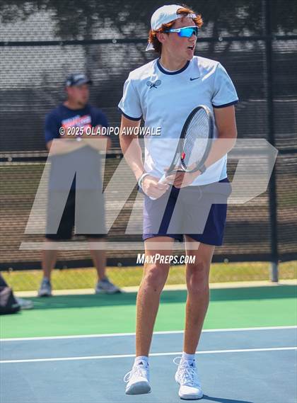 Thumbnail 3 in UIL 3A Boys Tennis (Semifinals) photogallery.