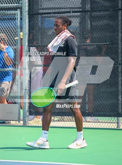 Thumbnail 1 in UIL 3A Boys Tennis (Semifinals) photogallery.