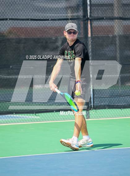 Thumbnail 2 in UIL 3A Boys Tennis (Semifinals) photogallery.