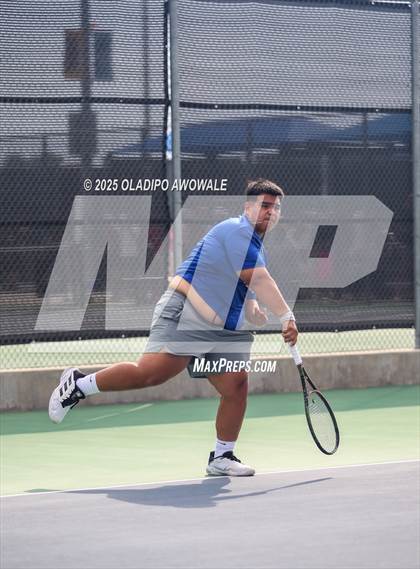 Thumbnail 3 in UIL 3A Boys Tennis (Semifinals) photogallery.