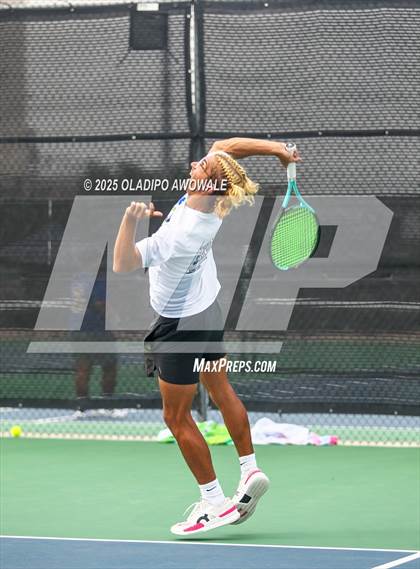 Thumbnail 3 in UIL 3A Boys Tennis (Semifinals) photogallery.