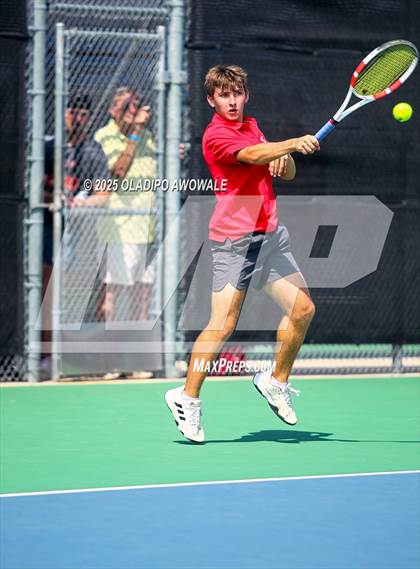 Thumbnail 1 in UIL 3A Boys Tennis (Semifinals) photogallery.