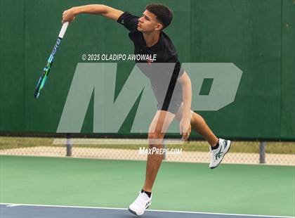 Thumbnail 1 in UIL 3A Boys Tennis (Semifinals) photogallery.