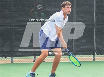Thumbnail 3 in UIL 3A Boys Tennis (Semifinals) photogallery.